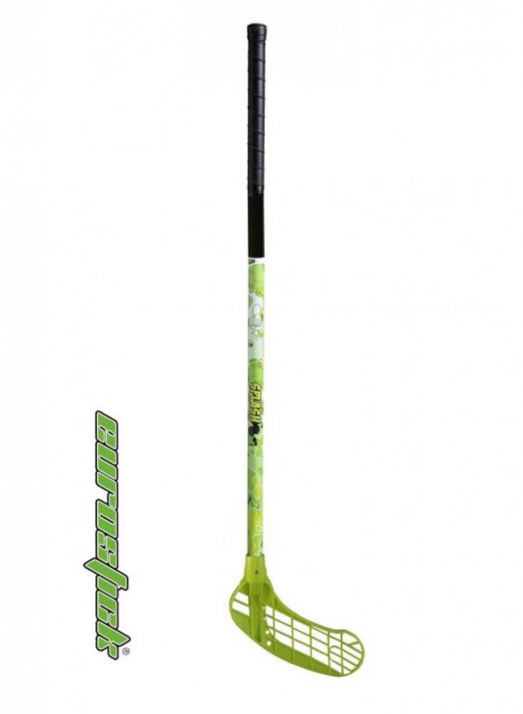 Floorball stick junior 80 cm Splash green Eurostick, green tip